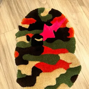 Camo Bape Inspired Statement Piece Area Rug