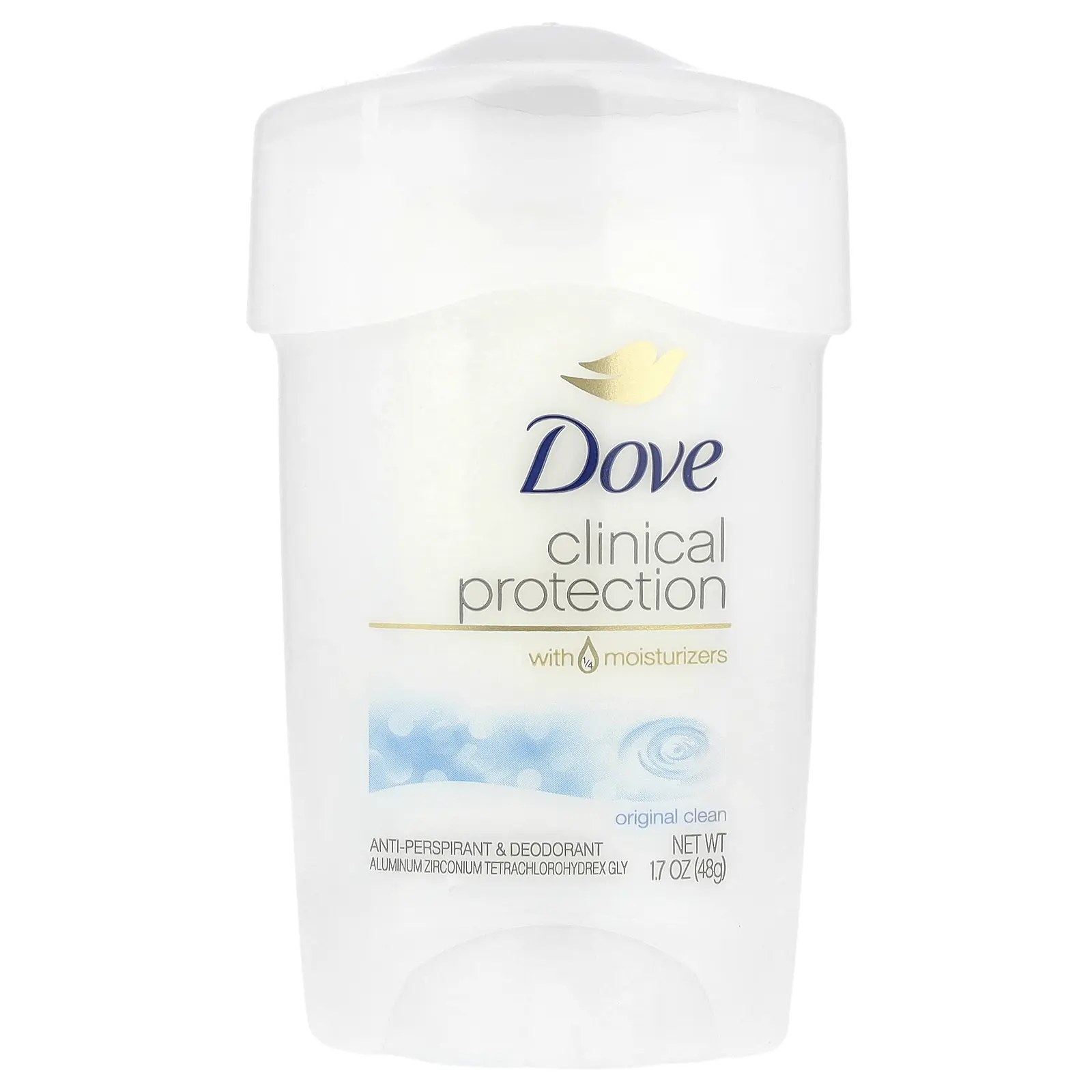 Dove Clinical Protection, Anti-Perspirant Deodorant, Original Clean, 1.7 oz (48 g) Dove Clinical Protection, Anti-Perspirant Deodorant, Original Clean, 1.7 oz (48 g)