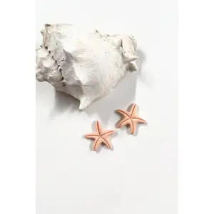 Large Starfish Stud Earrings