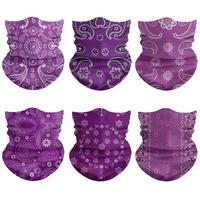 6Pcs Purple Waistband Set