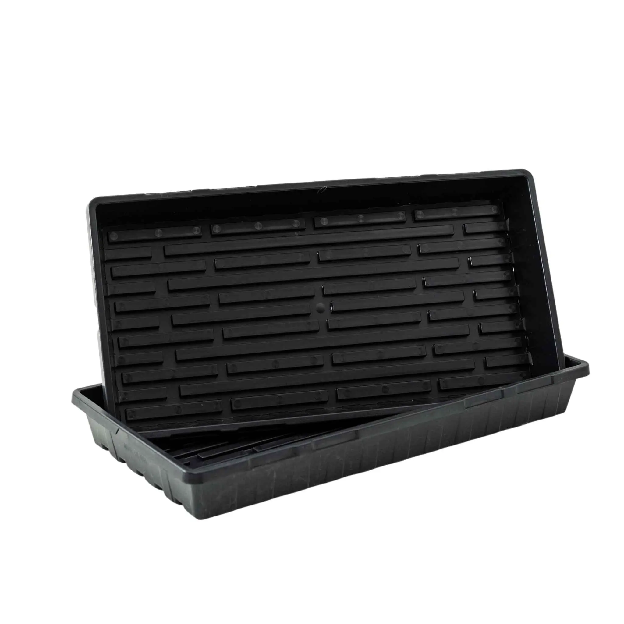 Heavy-Duty 1020 Extra Strength Polypropylene Rectangle Trays (21.1” x 11.0” x 2.5” deep) for Mini Greenhouses, Plant Germination & Wheatgrass, Home Improvement & Garden Supplies