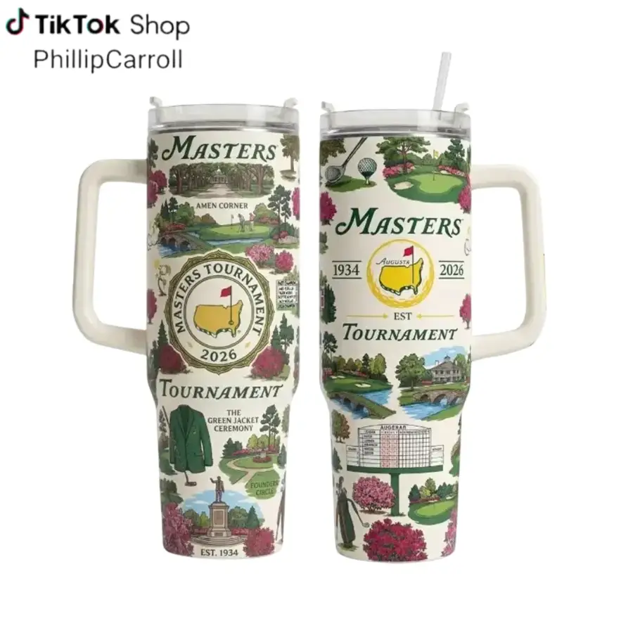 MASTERS ホワイト タンブラー 16oz Masters Tournament Golf 2026 Tumbler 40oz 30oz with Handle