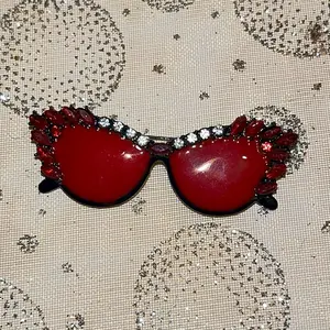 Red Eyeglass pin