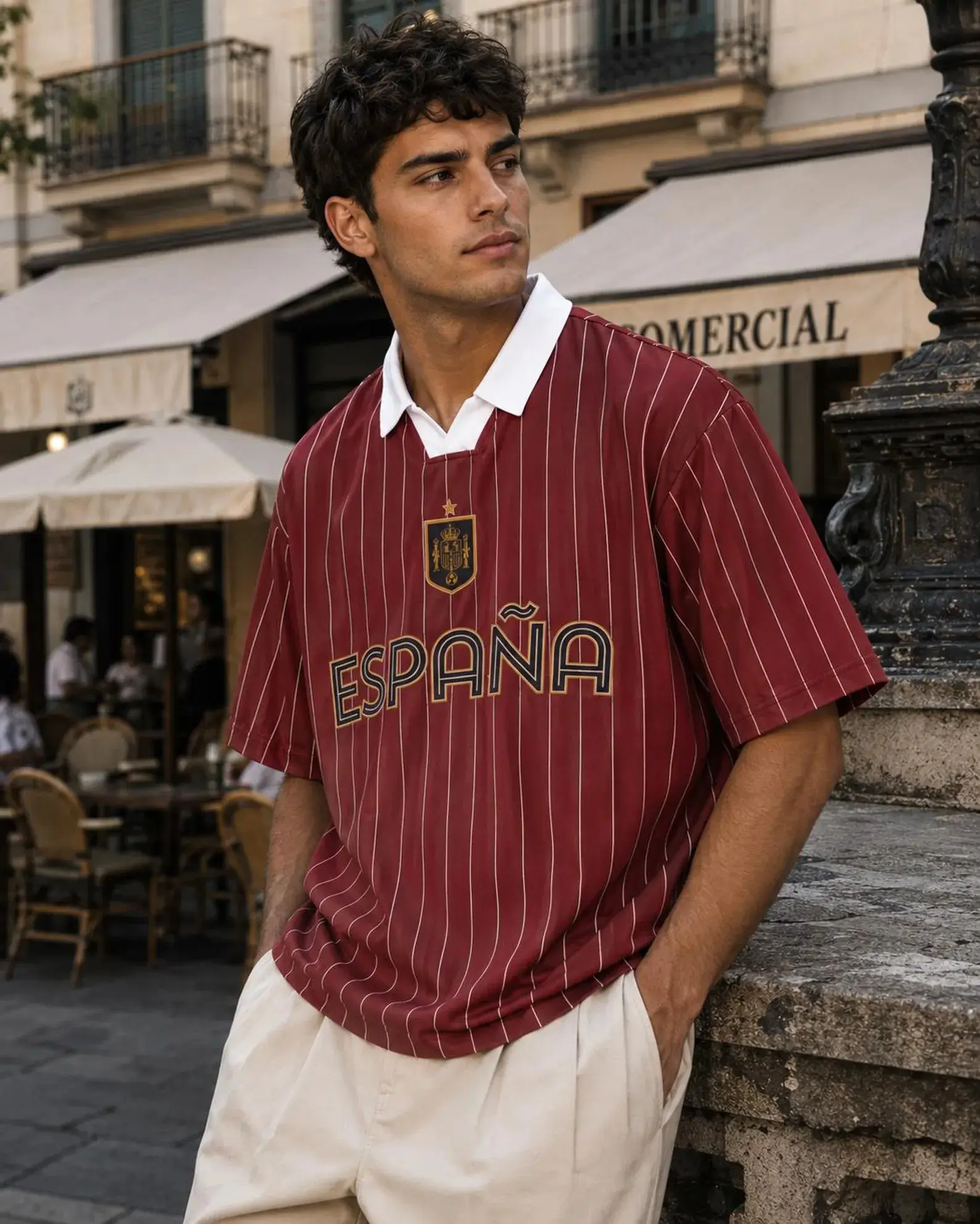 Spain the Espana Chapm Football Jersey (W.C.2026), Retro Athletic Shirt for Soccer Fans, Breathable Quick-Dry Tech Mesh, Vintage Spain Inspired Design, Unisex printed Sports Top, Perfect Gift for Celebration, Official Match Day Streetwear