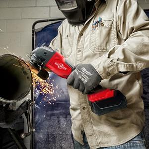 4-1/2 inch angle grinder – Cordless design, suitable for metal cutting – Rust-resistant, removable safety guard – Stainless steel/rubber handle