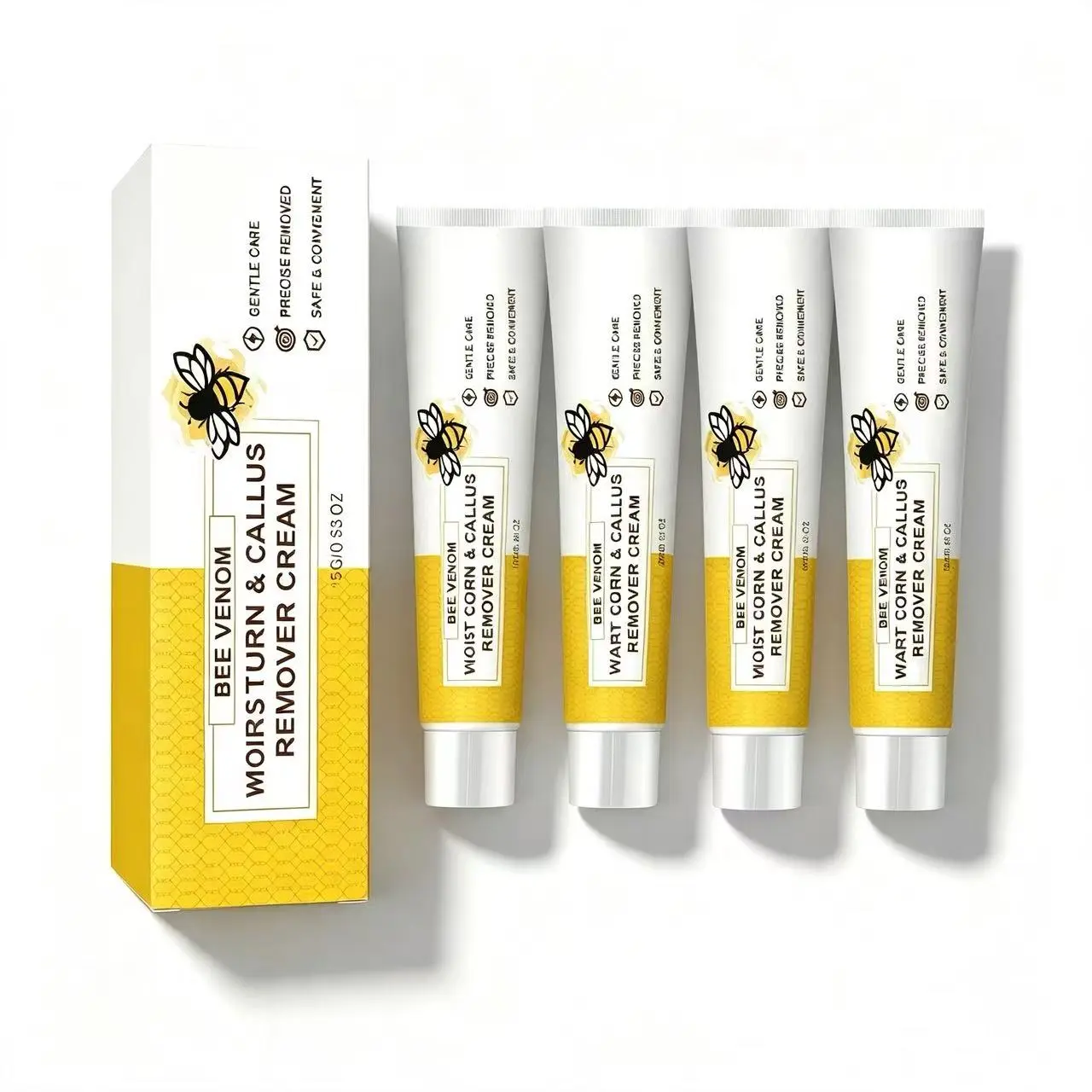 Organic Bee Venom Hydrating Balm - All-Day Nourishment for Dry, Cracked Skin, Calluses and Corns (Hands & Ft Care) Gentle SA Lotion Bundle kreme Body Cream