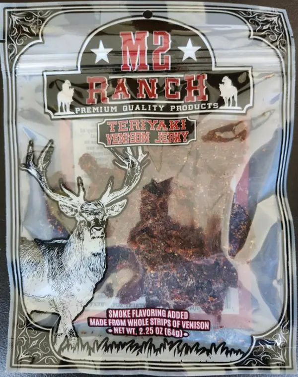 M2 Ranch Venison Jerky - Teriyaki