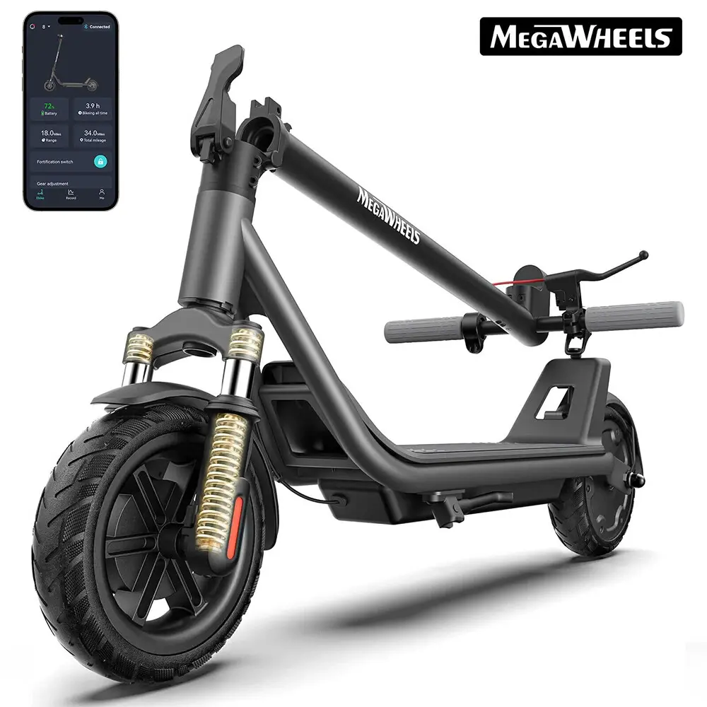 2025 Adults Electric Scooter, Foldable with App & Double Shock Absorption