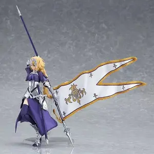 In Stock Figma366 Fate/Grand Order Jeanne d'Arc Action Figure Collectible Model with Detailed Armor and Flag Accessory