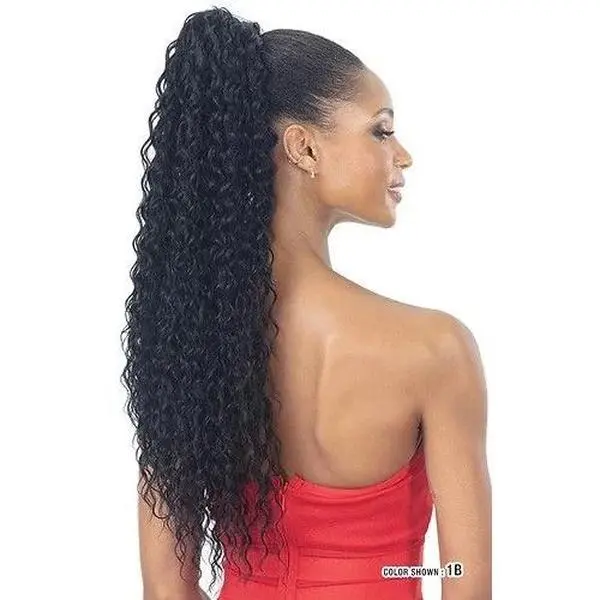 TEMPTING DOLL 28" By Mayde Beauty Synthetic Drawstring PonytaiL