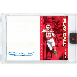 Patrick Mahomes II Kansas City Chiefs Autographed 2025 Panini Authentically Mahomes Play Call Autograph #PCA-3 #9/15 Card - Fanatics Authentic Certified