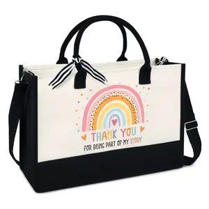 Teacher Appreciation & Day Gifts - Canvas Tote Bag 13oz With Zipper