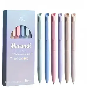 Color Gel Pens Set, Pastel Ink Pens, Fine Tip Smooth Writing, Ideal for Notebooks & Journals, Morandi School Office Supplies Gift