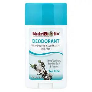 NutriBiotic Deodorant, Tea Tree, 2.6 oz (75 g)