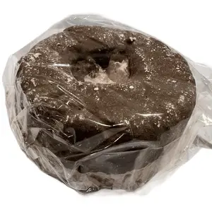 Barrolga Dona Clay Figure - White and Brown Clay Made in Mexico - Authentic Mexican Artisan Craft