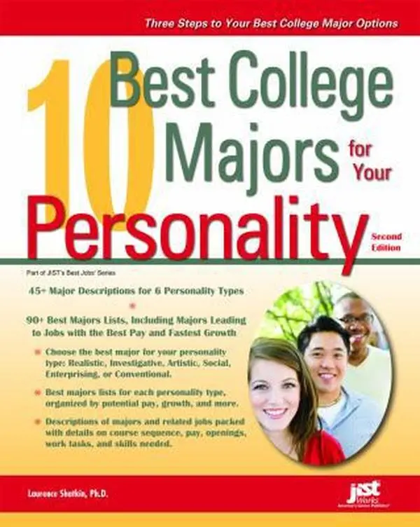 USED-10 Best College Majors for Your Personality by Shatkin, Laurence (Paperback)