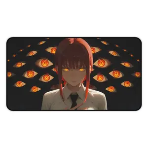 [Sale off up to 65%][Free Ship] Anim Chainsaw Man Makima Desk Mat, Mouse Pad, Anime