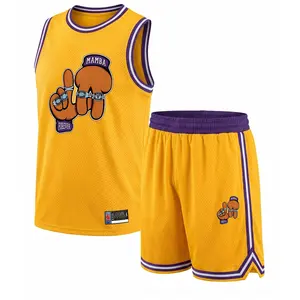 Men's Basketball Jersey Set, Breathable Round Neck Sportswear, Sleeveless Training Uniform ，Stylish Team Outfit, Athletic Apparel for Basketball, Gym, Running, Outdoor Training, Comfortable & Versatile for All Seasons