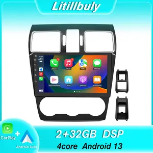 Car stereo for Subaru Forester WRX lmpreza 2015 -2018 touch screen has Android Auto Wireless Carplay, Bluetooth WIFI supports GPS Navigation