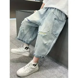 Boys' Casual Pants - Lightweight with Astronaut Graphic Print, Relaxed Fit Active Play & Casual Attire (Hand Wash Only)