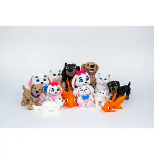 3D-Printed Articulated Pets – Poseable Collectible Animal Figures Decor Gift  Nature Shelf