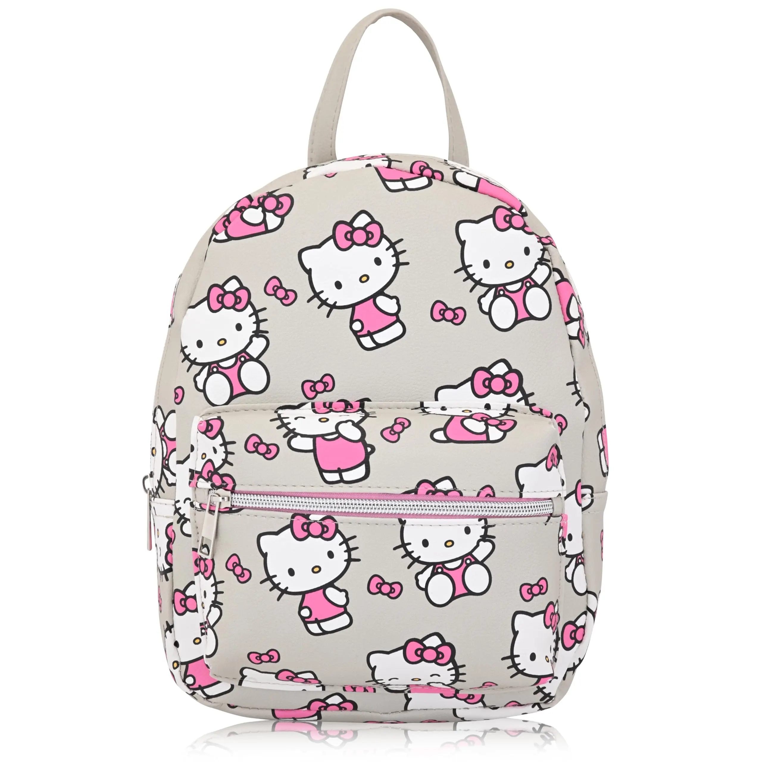 Fast Forward Sanrio Hello Kitty Backpack for Women, Men, Unisex | Cute PU Leather 10" Hello Kitty Mini Backpack Purse Shoulder Purse | Hello Kitty Bag and Hello Kitty Accessories