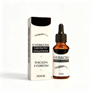 Thicker, Fuller Eyebrows in Weeks – Eyebrow Growth Solution 30ml – Helps Grow Sparse Brows, Fills Patchy Areas & Darkens Strands – Natural Hair Growth Serum – Daily Brow Care