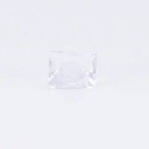 1.1ct White Aquamarine VVS Princess Shape (6.9x5.8x3.8 mm) Unheated gemstone from Sri Lanka