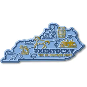 Kentucky Giant State Magnet by Classic Magnets, 5.2" x 2.5"
