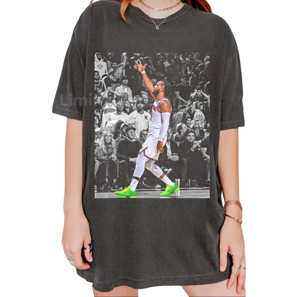 Vintage Jalen Brunson Basketball Shirt, NY Graphic Tee, Classic Basketball Fan Streetwear Apparel, Unisex Gift For Men Women