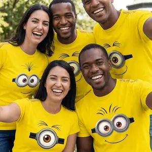 [FREESHIP] Cute Minion Shirt, Lover Funny the Minion T Shirt, Funny Minions Shirt, Y2K Streetwear T-Shirt, Unisex Crew Neck, Vintage Hip-Hop Sports Graphic, Casual Cotton Fit, Soft Comfortable Short Sleeve