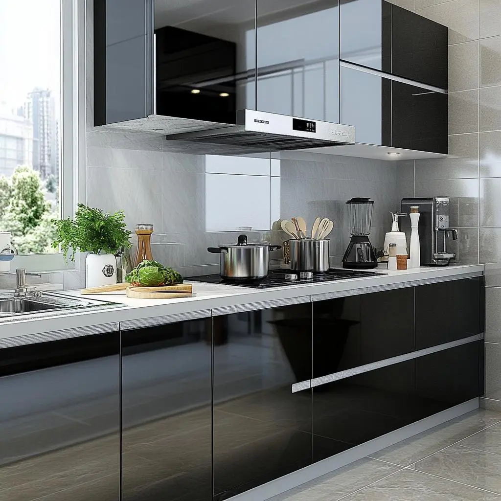 Solid Color Kitchen Countertop Sticker, Waterproof & Oil-proof Self Adhesive Countertop Sticker, Decorative Sticker for Kitchen, Bathroom, Desktop, Cabinet