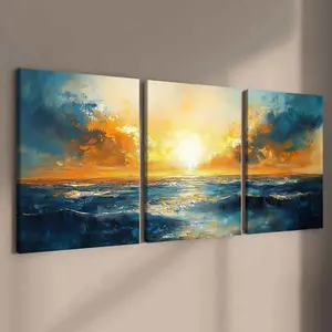 3 Counts Wooden Framed Canvas, Relaxing Bull In Bathtub Artwork, Exquisite Poster, Perfect Living Room Decoration, Modern Art, Fashion Family Poster, Wall Art Decoration, Odorless, Artwork