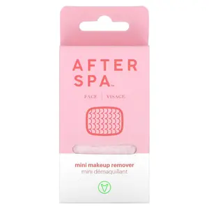 AfterSpa Mini Makeup Remover, Pink, 1 Cloth