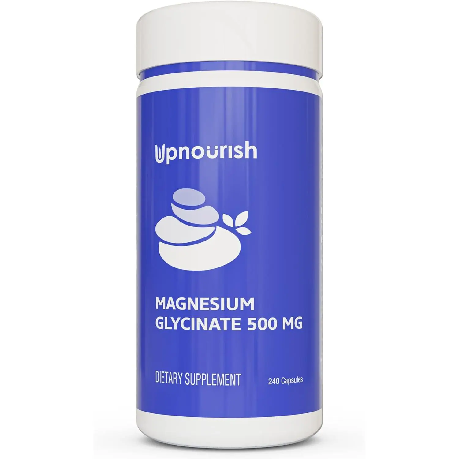 Magnesium Glycinate Chelate 500mg Capsules - Highly Absorbable Chelated Magnesium - Pure Magnesium Supplement for Sleep & Calm Support, Nervous, Muscle & Bone Health