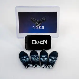 O.D.E.N Thumb Sleeves - Silver Fiber Mobile Gaming Thumb Sleeves for Precision Touch Sensitivity, Anti-Sweat, and Comfortable Fit