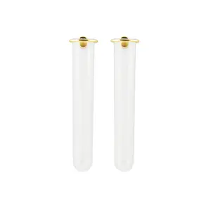 magnetic clear vase gold