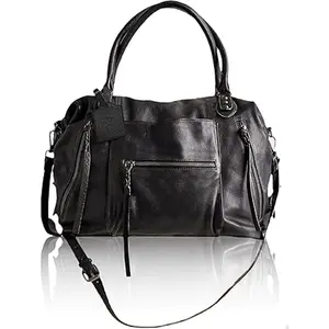 Women's Large Tote Bag City Tote Bag Purse with Zipper Women Vegan Leather Hobo Handbags with Adjustable Strap