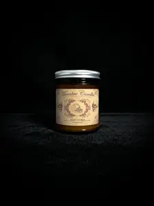 First Down - Amber and Musk, 40+ Hour Burn, Dye Free, 7oz Soy Blend Candle - Decor, Aroma
