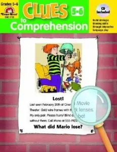 USED-Clues to Comprehension, Grades 5-6 by Evan-Moor Educational Publishers (Paperback)