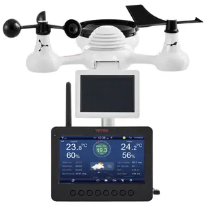 7-in-1 Wi-Fi Weather Station with Solar Sensor & 328 ft Range