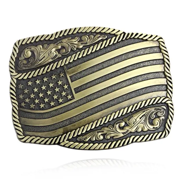 USA flag belt buckle USA flag belt buckle