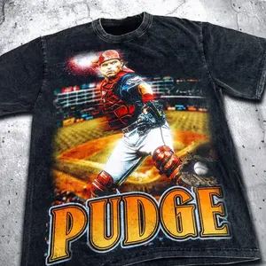 Vintage Ivan Rodriguez T-shirt, Baseball Heavy Hoodie, Oversized Washed Sweatshirt, Unisex Faded Shirt, Gift for him Gift for her.