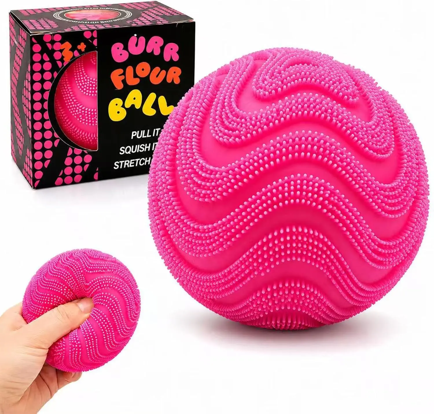 Fuzz Ball Squishy Stress Ball Anxiety Stress Relief Toys For Adult