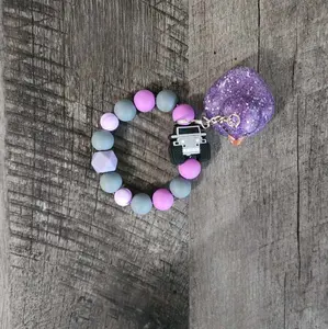 Purple duck jeep keychain