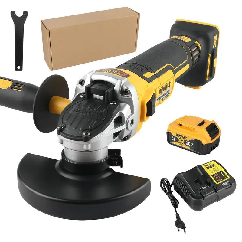 DEWALT DCG405NT 18V Cordless Brushless 125MM Disc Grinder, 9000RPM, Compatible with Lithium-Ion Batteries