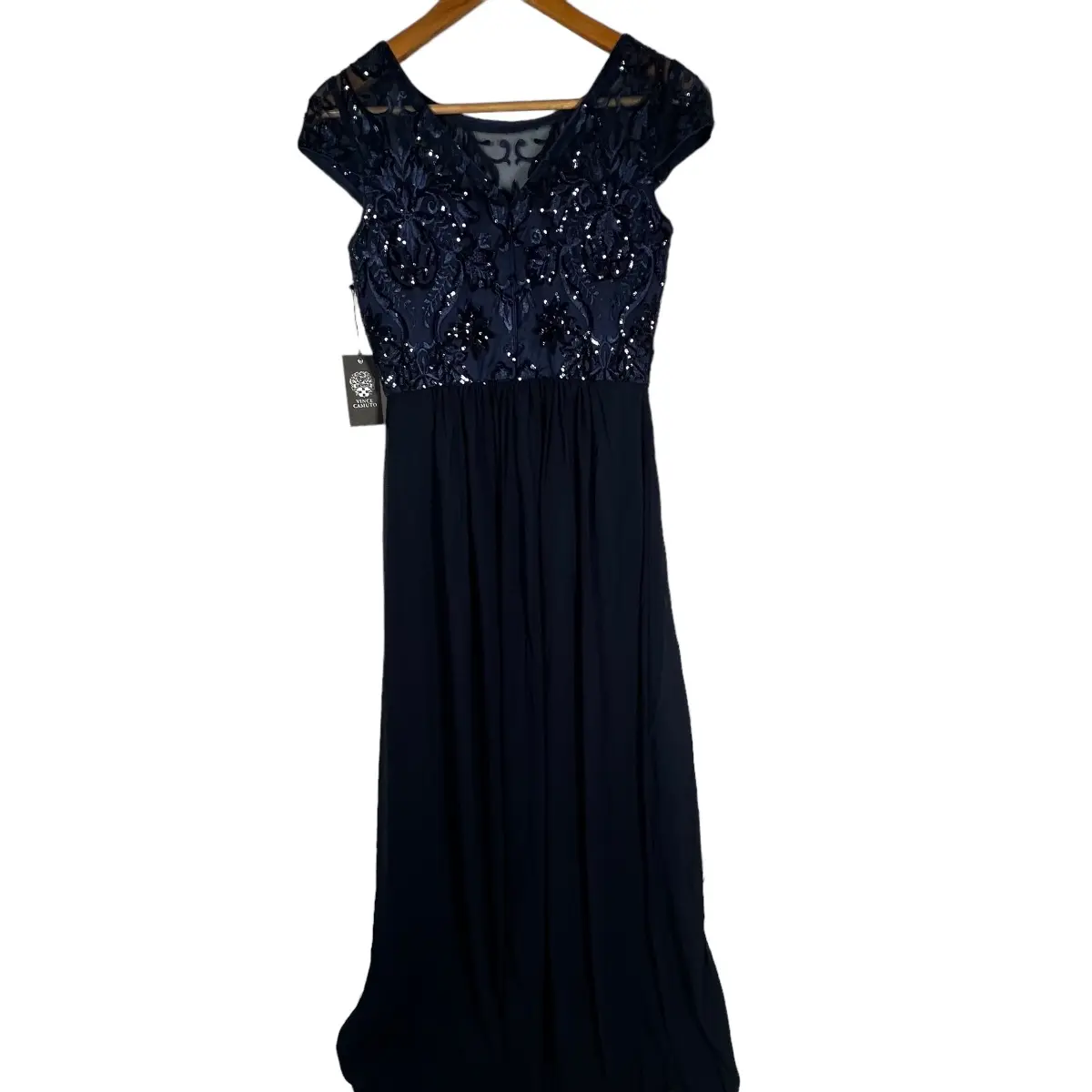 black lace dress with gold shoes Black and Gold Lace Maxi Dress with Tulle Detail