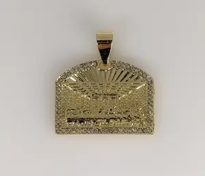 Plated The Last Supper Pendant