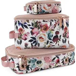 Itzy Ritzy Packing Cubes Flowers