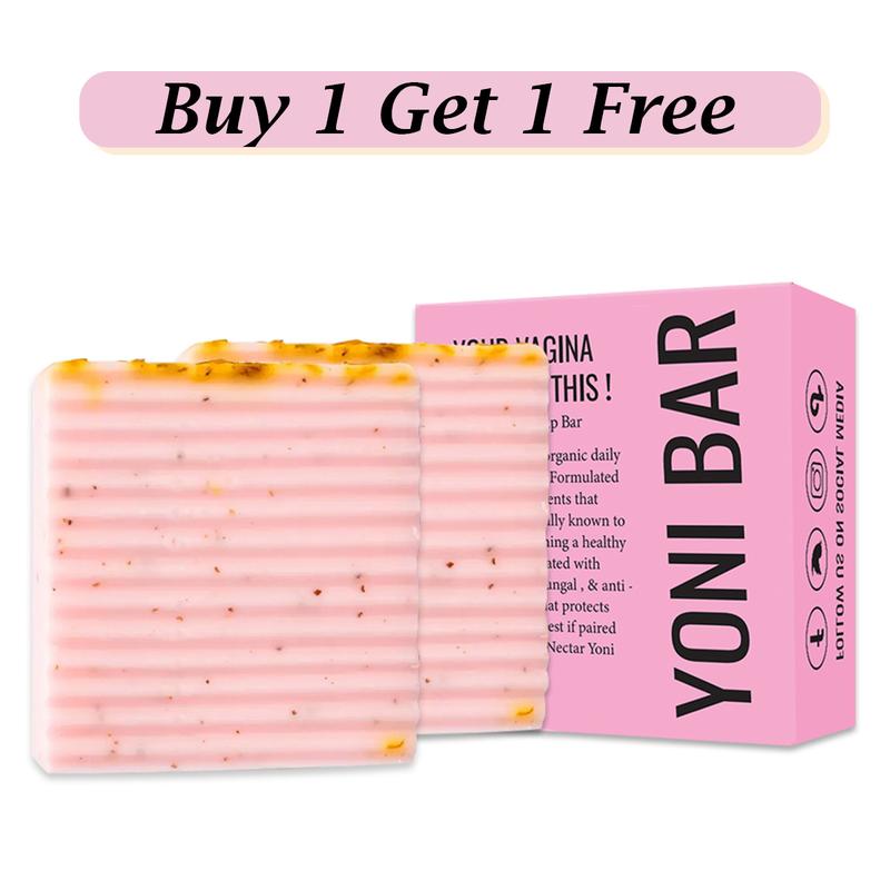 [Buy 1 Get 1 Free]Premium Yoni Bar-Natural Feminine Care Soap for pH Balance Moisturizing Intimate | Gentle Yet Effective for Daily Intimate Hygiene